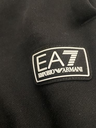 active 2: Мужские спортивные брюки EA7 Emporio Armani - Цвет: черный - Дизайн — 3