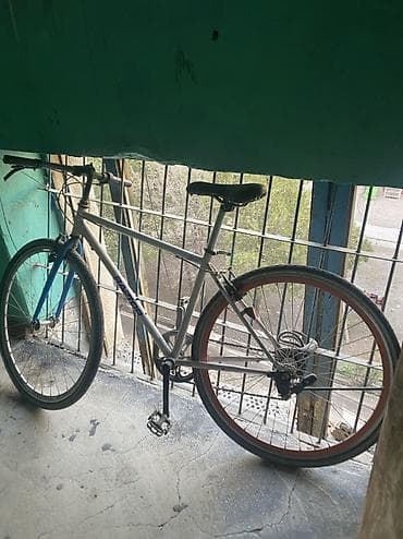 aro 24: Городской/гибридный велосипед с легкой алюминиевой рамой и жесткой — 2