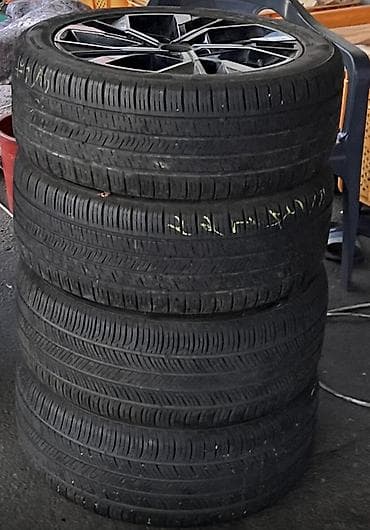 Шины 225 / 45 / R 17, Лето, Б/у, Комплект, Легковые, Корея, Hankook