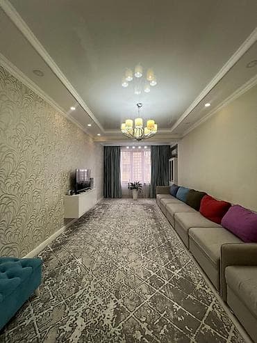 цена на квартиры в бишкеке: 3 комнаты, 110 м², Элитка, 7 этаж, Евроремонт — 1