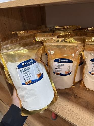 Өндүрүш үчүн жабдуулар: Смесь для мягкого мороженого ASMAN Trade, 1 кг. 1кг смеси хватит на — 1