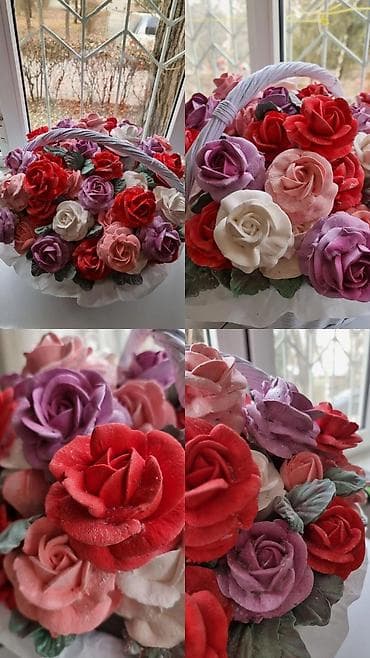 продаю марковку: Зефир. Зефирные композиции в корзине. Заказы принимаю за за 2-3 дня до — 1