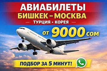bs travel бишкек: Авиабилеты: Бишкек — Москва. Также направления: Турция, Корея. Цена — 1