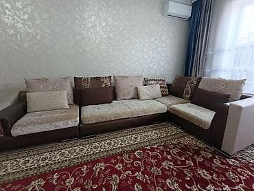 Лак жана боёк материалдары: Бурчу бар диван, Жастыктар менен — 3