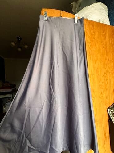 теннисный юбка: Юбка, Миди, Атлас, По талии — 4