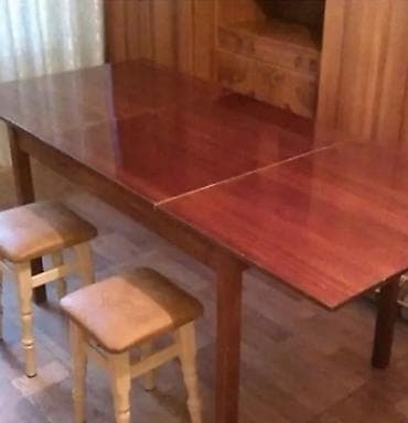 Столы-трансформеры: Стол трансформер Для кухни, Раскладной стол, цвет - Коричневый — 2