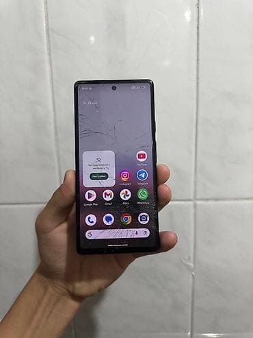 tecno spark 9pro: Google Pixel 6A, Б/у, 128 ГБ, цвет - Серый, 1 SIM, 2 SIM, eSIM — 1