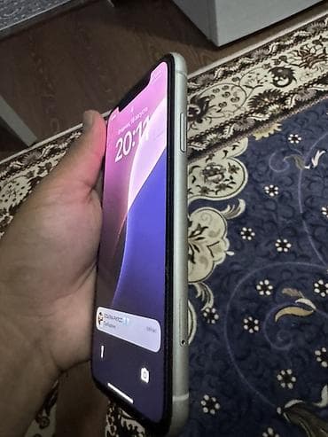 IPhone 11, Б/у, 64 ГБ, Белый, Чехол at lalafo.kg IPhone 11, Б/у, 64 ГБ, Белый, Чехол