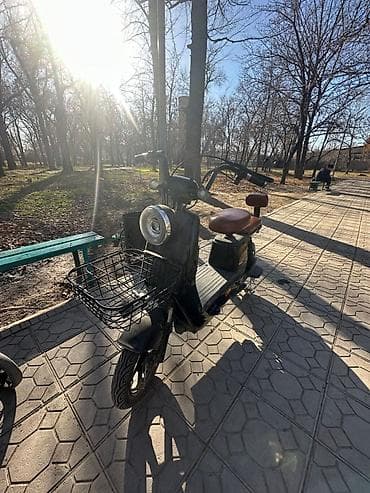 электронные мото: Электроскутер городского типа с ретро‑дизайном. Характеристики и — 3