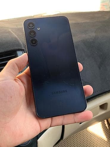 Samsung Galaxy A24 4G, Б/у, 128 ГБ, цвет - Синий, 2 SIM