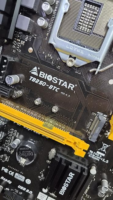 pcie: Материнская плата для ПК, Новый, Biostar, LGA1151, ATX — 4