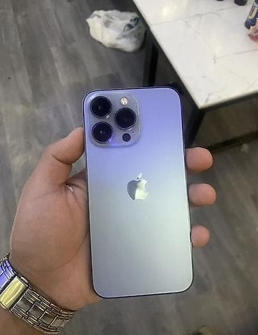 16 про 256: IPhone 13 Pro, Б/у, 128 ГБ, Deep Purple, Чехол, 73 % — 1