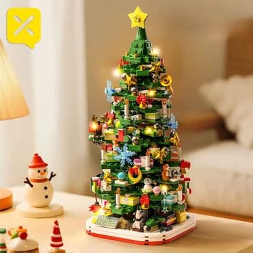 🎄Рождественская ёлка-конструктор ✨🎄 1083 деталей Идеальный подарок at lalafo.kg 🎄Рождественская ёлка-конструктор ✨🎄 1083 деталей Идеальный подарок