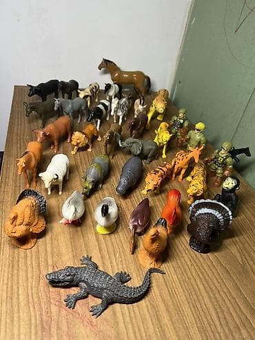 nerf puske: Набор фигурок животных и персонажей Где то 30-35 элементов, в отличном — 2