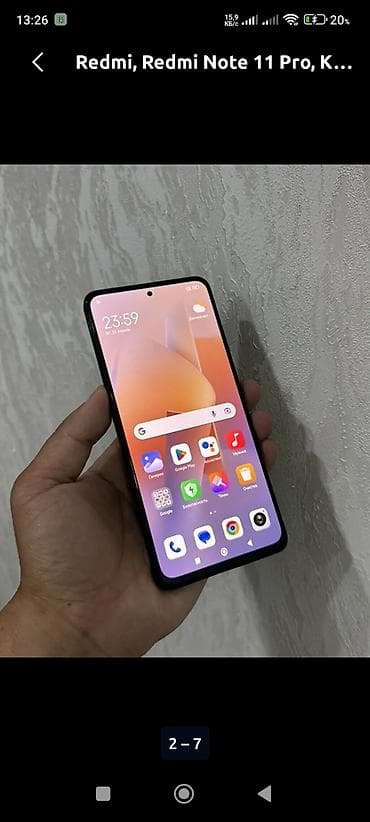 p20 pro: Redmi, Redmi Note 11 Pro, цвет - Черный — 2