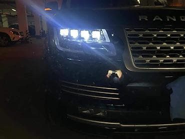 фары range rover: Комплект передних фар Land Rover 2014 г., Аналог — 3