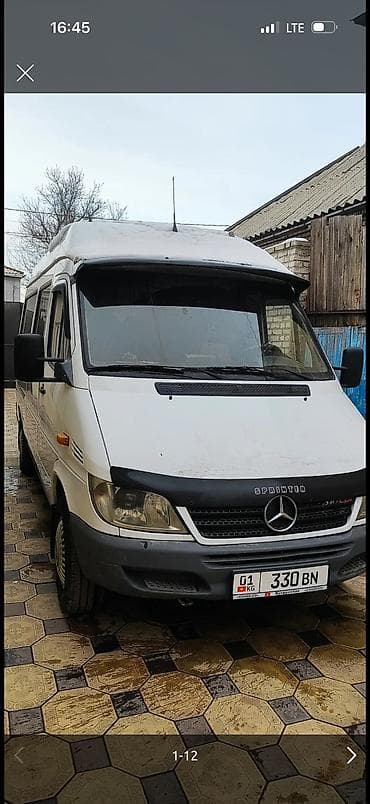Автобус, Mercedes-Benz, 2003 г., 2.7 л, до 15 мест at lalafo.kg Автобус, Mercedes-Benz, 2003 г., 2.7 л, до 15 мест