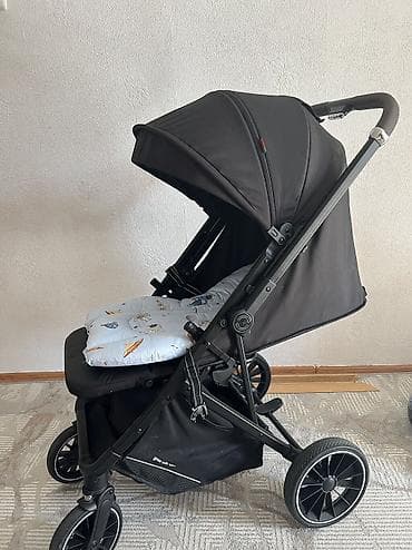 Детские электрокары: Коляска, цвет - Черный, Новый — 1