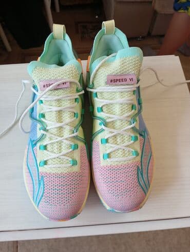 триколор: Яркие кроссовки #SPEED VI - Спортивная модель с высоким мягким — 1