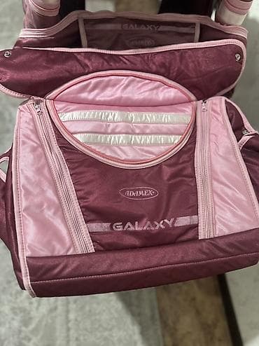 токмок коляска: Балдар арабасы, Башка бренд, түсү - Кызгылт, Колдонулган, Өзү алып кетүү — 4