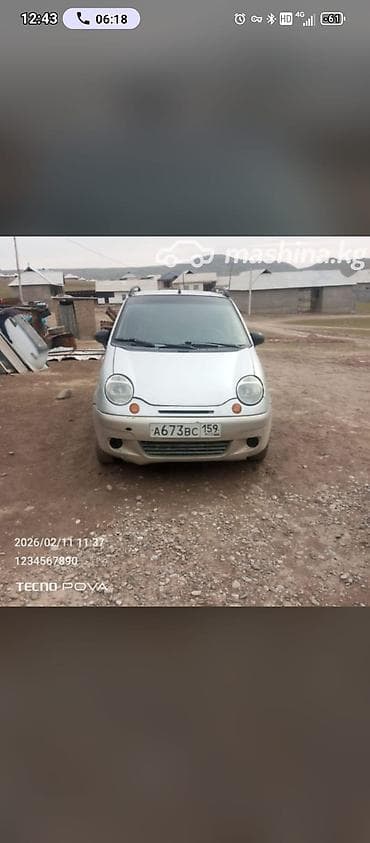 iveco dayli: Daewoo Matiz: 2010 г., 0.1 л, Механика, Бензин, Хэтчбэк — 1