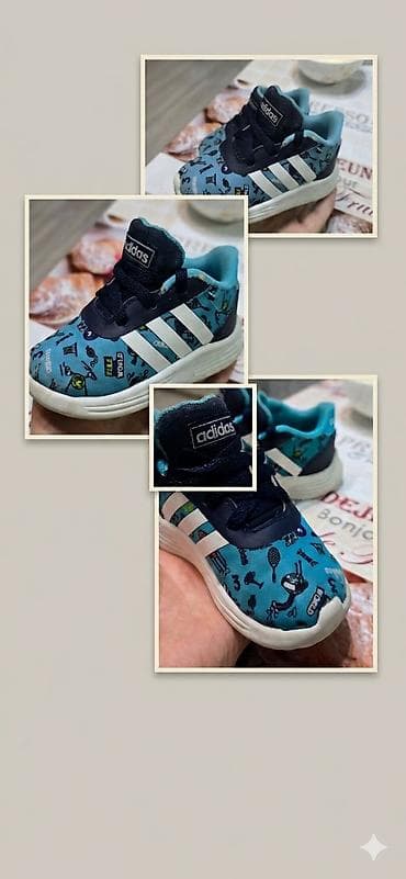 Детские кроссовки Adidas - Модель: низкие кроссовки на шнуровке -