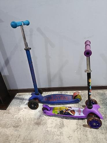 Спорт и отдых: Детский самокат, Трёхколёсный — 2