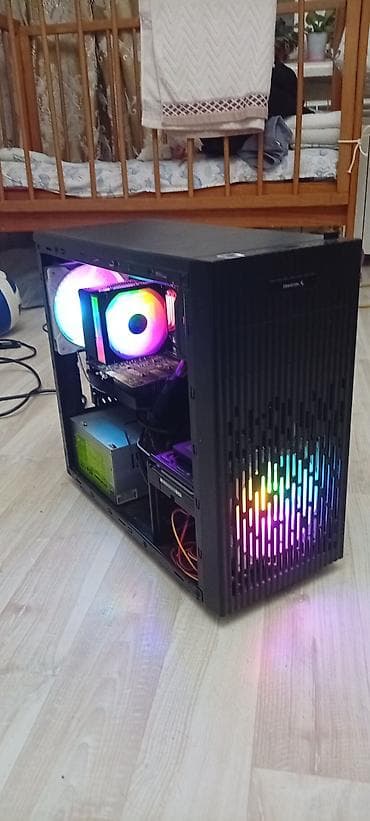 Техника и электроника: Компьютер, ядер - 4, ОЗУ 8 ГБ, Игровой, Б/у, Intel Core i5, NVIDIA GeForce GTX 1050 Ti, HDD + SSD — 1