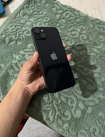 айфон 14 ош: IPhone 14 Plus, Б/у, 128 ГБ, Midnight, Защитное стекло, Чехол, 84 % — 1