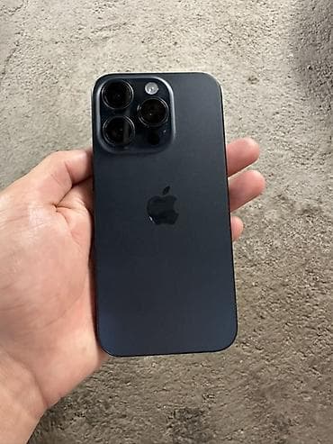 IPhone 15 Pro, Б/у, 512 ГБ, Blue Titanium, 83 %