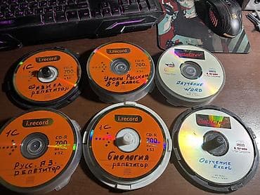 cd rom: Продаю диски с обучающим материалом по Русскому языку, Биологии — 1