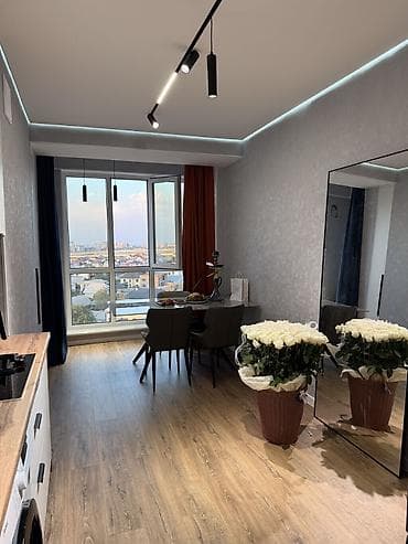 2 комнаты, 62 м², Кок-Жар мкр Элитка, 9 этаж, Дизайнерский ремонт