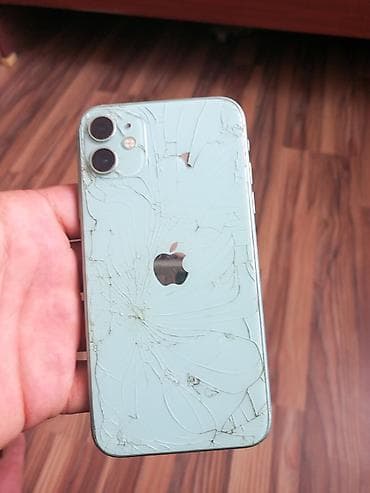 IPhone 11, Б/у, 64 ГБ, Зеленый, 77 %