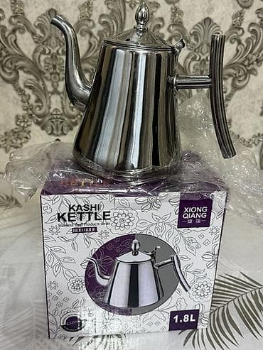 Чайник KASHI KETTLE Xiong Qiang, 1.8 л - Материал: нержавеющая сталь