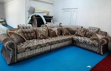 sofa bed: Угловой диван, C подушками — 6