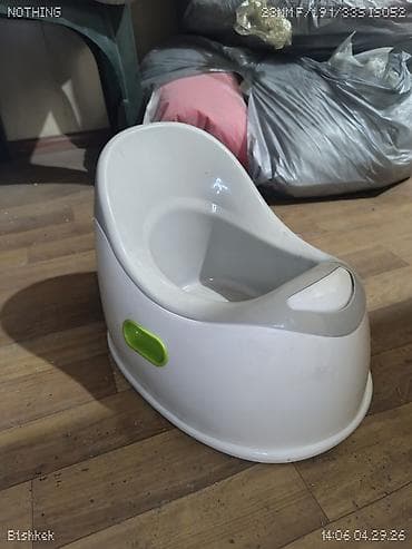 Балдардын гигиенасы жана камкордук: Детский горшок со спинкой - Эргономичная высокая спинка для удобной — 2