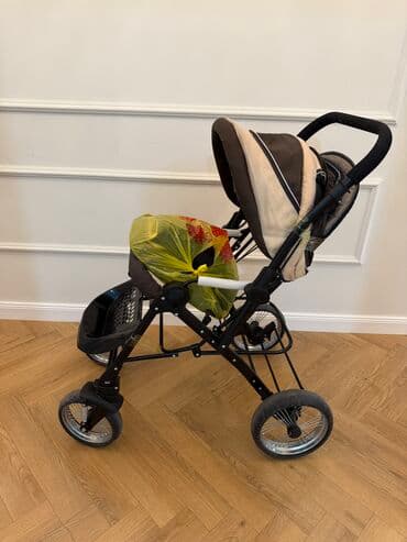 держатель телефона для велосипеда: Коляска, цвет - Коричневый, Б/у — 1