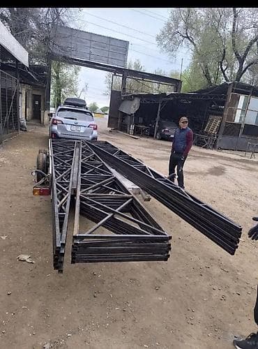 Металлическая ферма, Форма: Треугольник, Новый, Антикоррозийная обработка at lalafo.kg Металлическая ферма, Форма: Треугольник, Новый, Антикоррозийная обработка