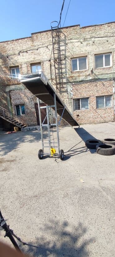 куплю газабетоные оборудование для производства газаблока: Конвейер лента Длина 7метр Ширина 50см Складной новый масло — 1