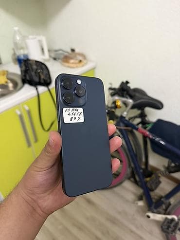 IPhone 15 Pro Max, 256 ГБ, Blue Titanium, 89 %