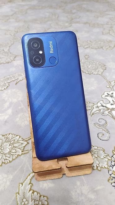 red: Redmi, Redmi 12C, Б/у, 128 ГБ, цвет - Синий, 2 SIM — 4