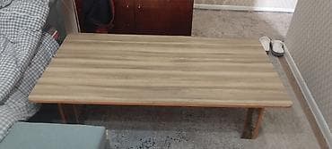 столешница под телевизор: Низкий прямоугольный стол из ЛДСП под дерево. - Назначение — 6