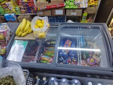 будка рефрижератор: Морозильный ларь с раздвижными стеклянными крышками - Тип — 1