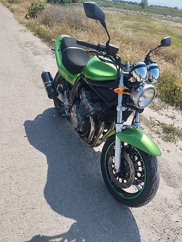 электро багги: Классический мотоцикл Suzuki, 600 куб. см, Бензин, Взрослый, Б/у — 10