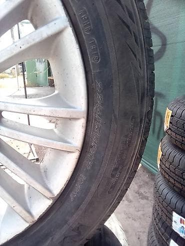 авто в кыргыстане: Колеса в сборе 225 / 55 / R 17, Всесезонная, Б/у, Комплект, Легковые, Литые, отверстий - 5 — 2