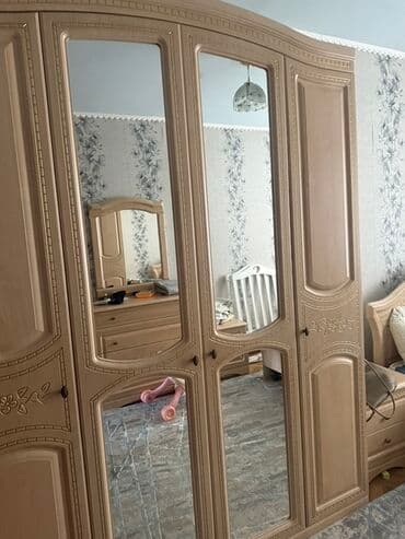 Спальный гарнитур, Шкаф, цвет - Бежевый