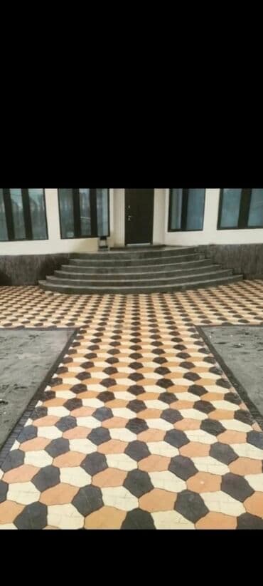 брусчатка бишкек цена: Укладка брусчатка любой сложности укладка брусчатка, устантовка — 7