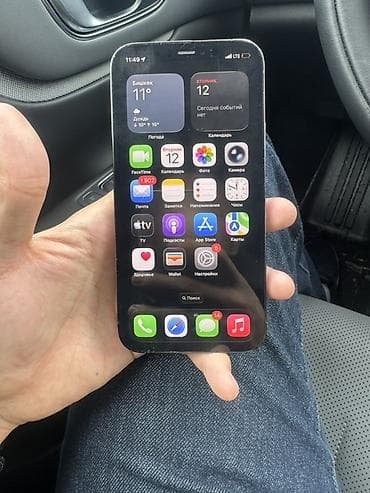 12 iphone pro: IPhone 12 Pro, 256 ГБ, Pacific Blue, Защитное стекло, 72 % — 4