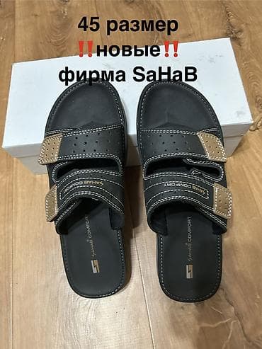 Мужские сандалии, 45, Новый, цвет - Черный, Платная доставка, Самовывоз