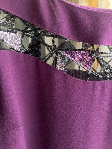 праздничные платья больших размеров: Вечернее платье, Коктейльное, Средняя модель, Креп, С рукавами, 3XL — 3